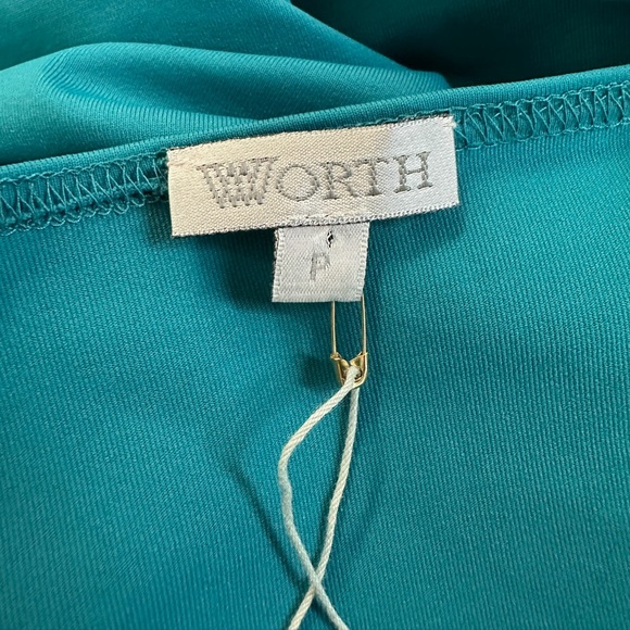 Worth Women’s NWT Size P Nylon Blend Long Sleeve Top in Mallard - Picture 6 of 7